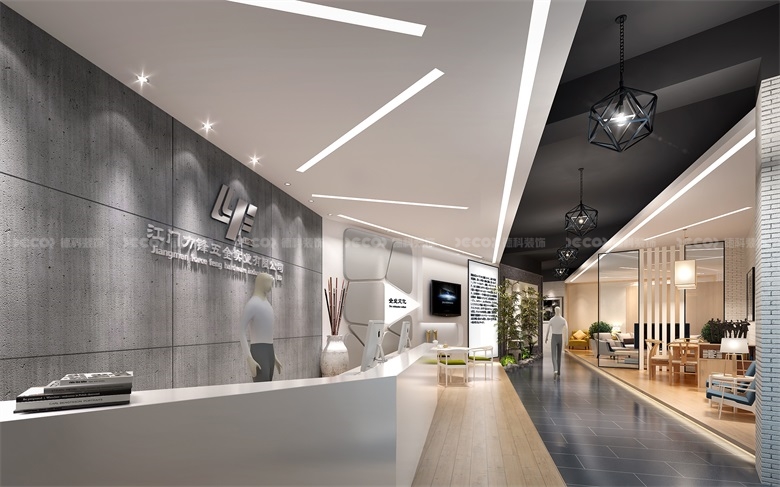 在企業(yè)展廳裝修設(shè)計中，如何合理運用植物和綠化元素？